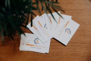 Cartes de visite Insight Perspectives pour l’accompagnement en évolution professionnelle